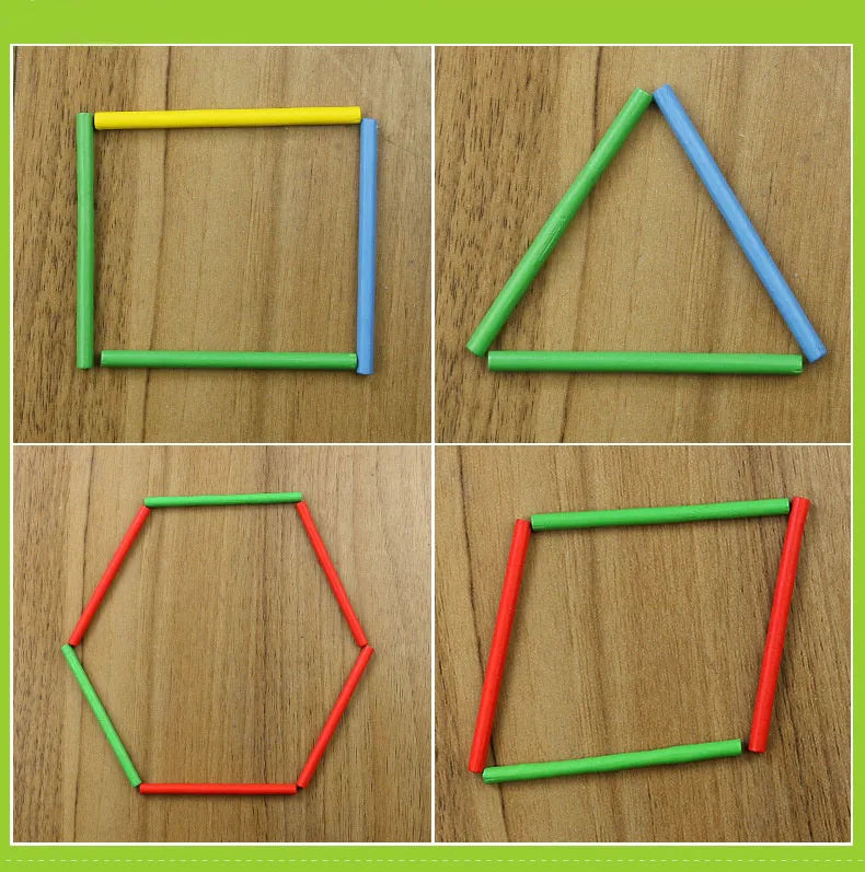 Kids Wooden Math Toys for Children Montessori Educational Learning Number Counting Sticks Kindergarten Mathematics Teaching Aids