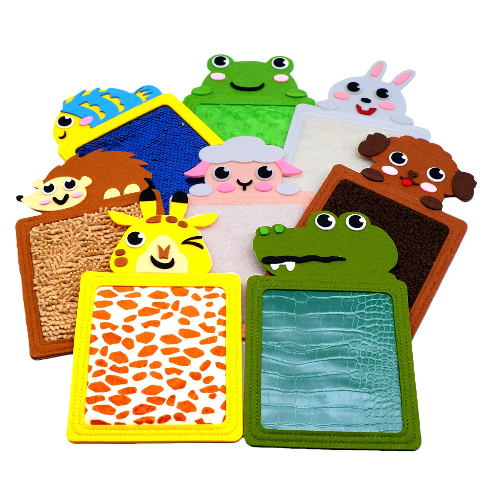 Sensory Tactile Mat Developmental Education Toy Montessori Busy Board Life Skills Fine Motor Learning Activities Toys for Kids