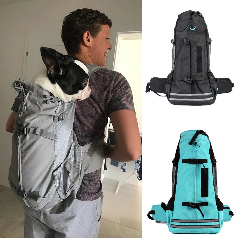 Cycling Travel French Bulldog Pet Carrier for Small Medium Dogs Adjustable Puppy Dog Cat Backpack Carrying Bag perros accesorios