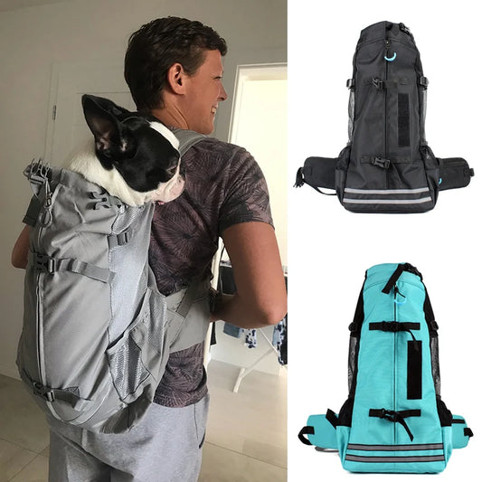 Cycling Travel French Bulldog Pet Carrier for Small Medium Dogs Adjustable Puppy Dog Cat Backpack Carrying Bag perros accesorios