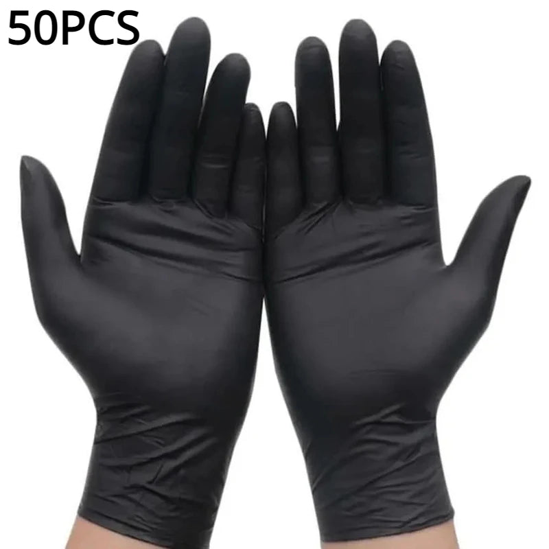 Black Nitrile Disposable Gloves