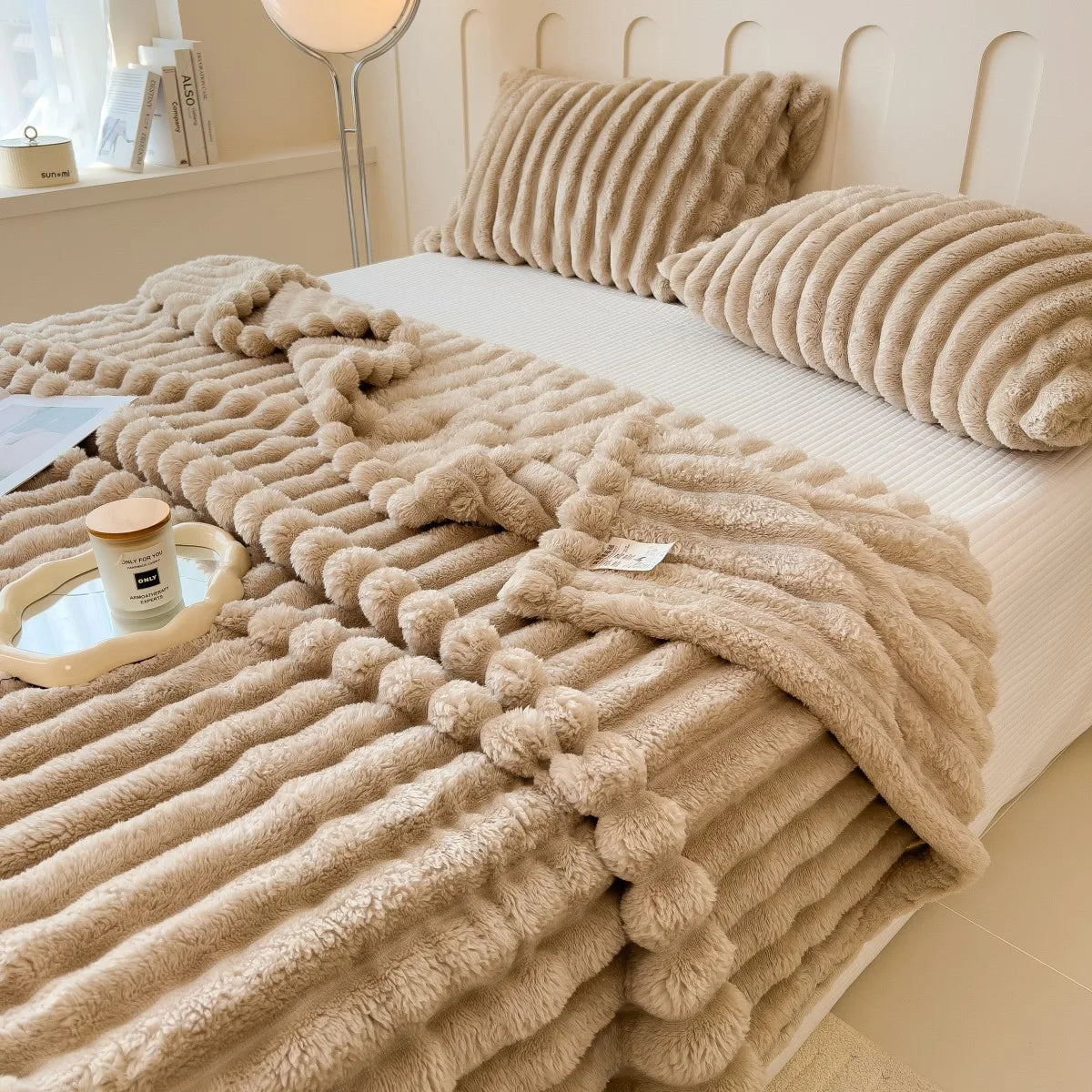 Striped Multi-functional Blanket