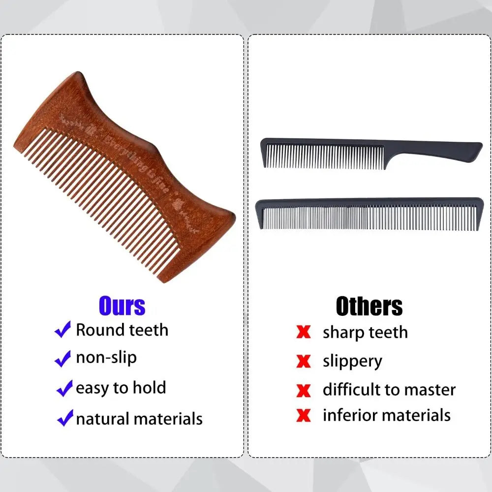 Pregnancy Labor Wooden Comb