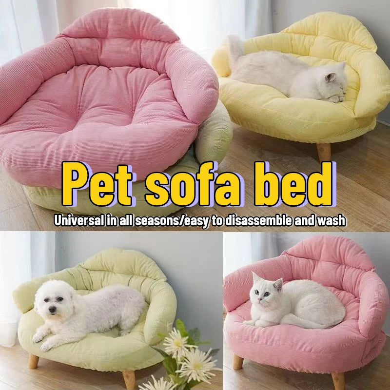 Summer cat and dog sofa four seasons universal dog cushion dog bed cat litter cat cushion removable pet bed