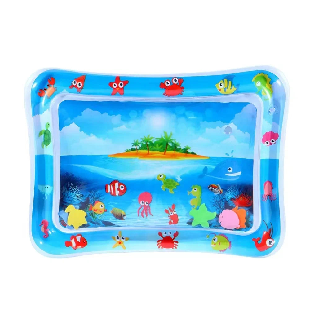 Large Baby Playing Water Mat Inflatable Water Cushion Baby Play Mat Inflatable Tummy Time Mat Early Education Water Cushion