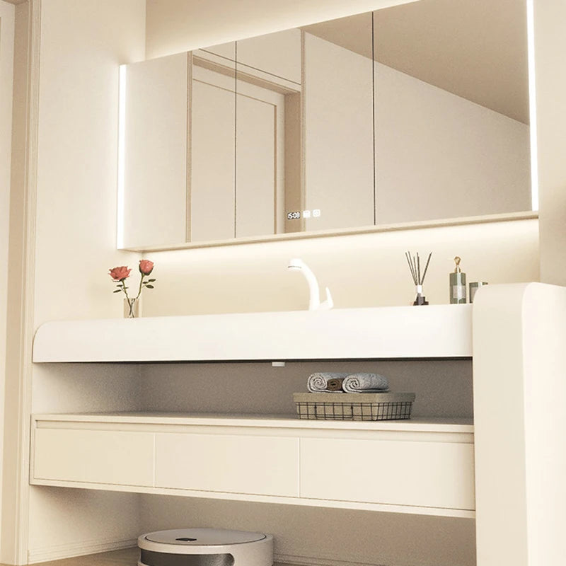 Modern Makeup Bathroom Cabinet Aesthetic Compact Organiser Minimalist Bathroom Cabinet Sink Princess Vestidores Salon Furniture