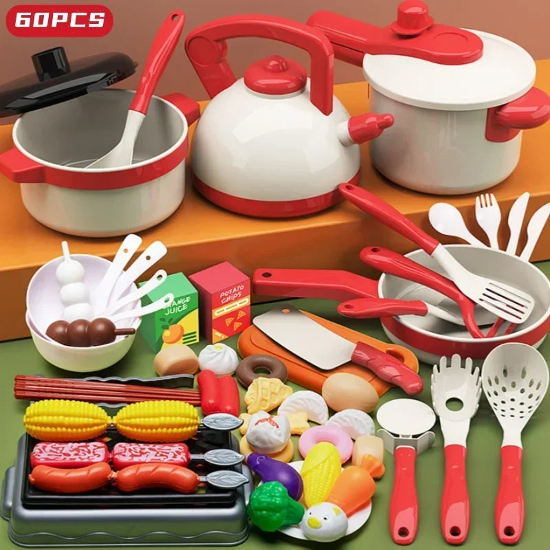 Kitchen Toys Cutting Fruit And Vegetable Food Kits