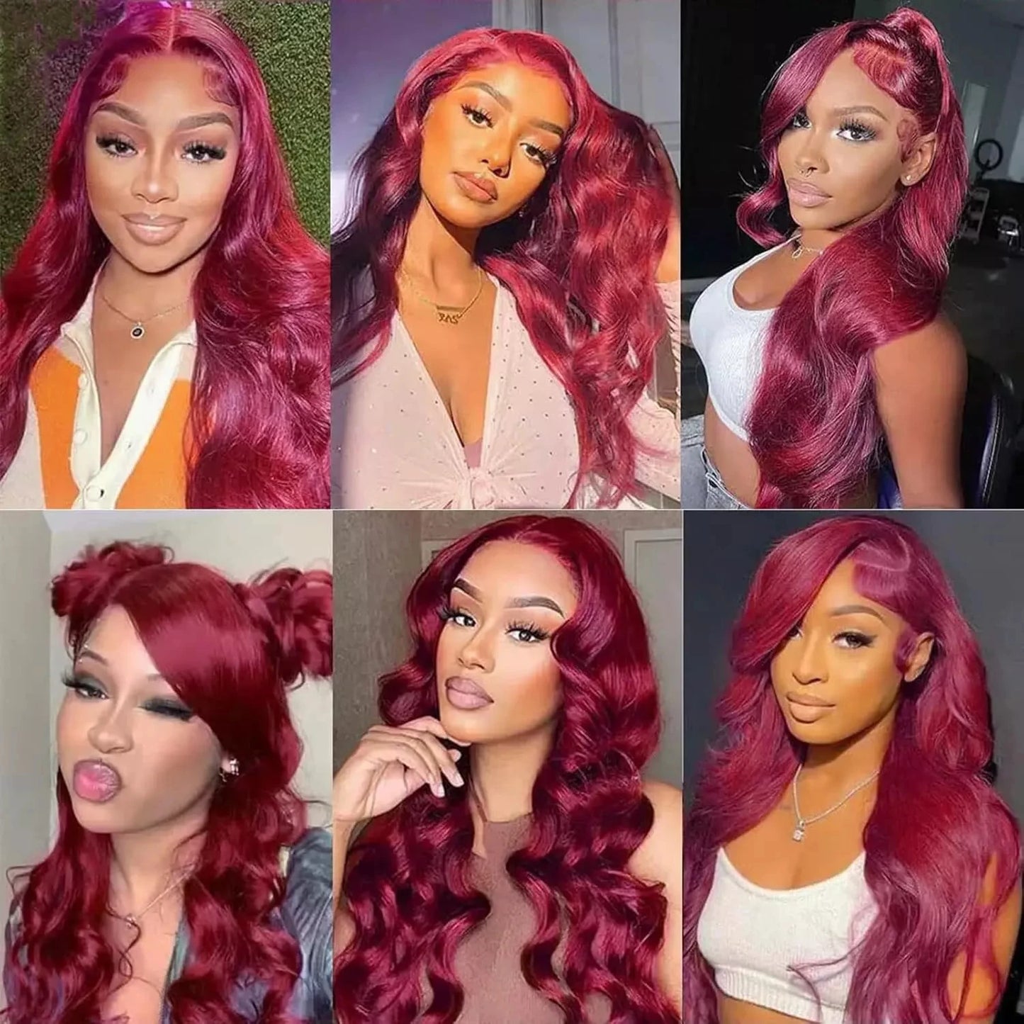 Burgundy 99J Body Wave Human Frontal Lace Hair Wig 30inches 13x4 13x6 HD Transparent Lace Brazilian Colored Remy Wigs for Women