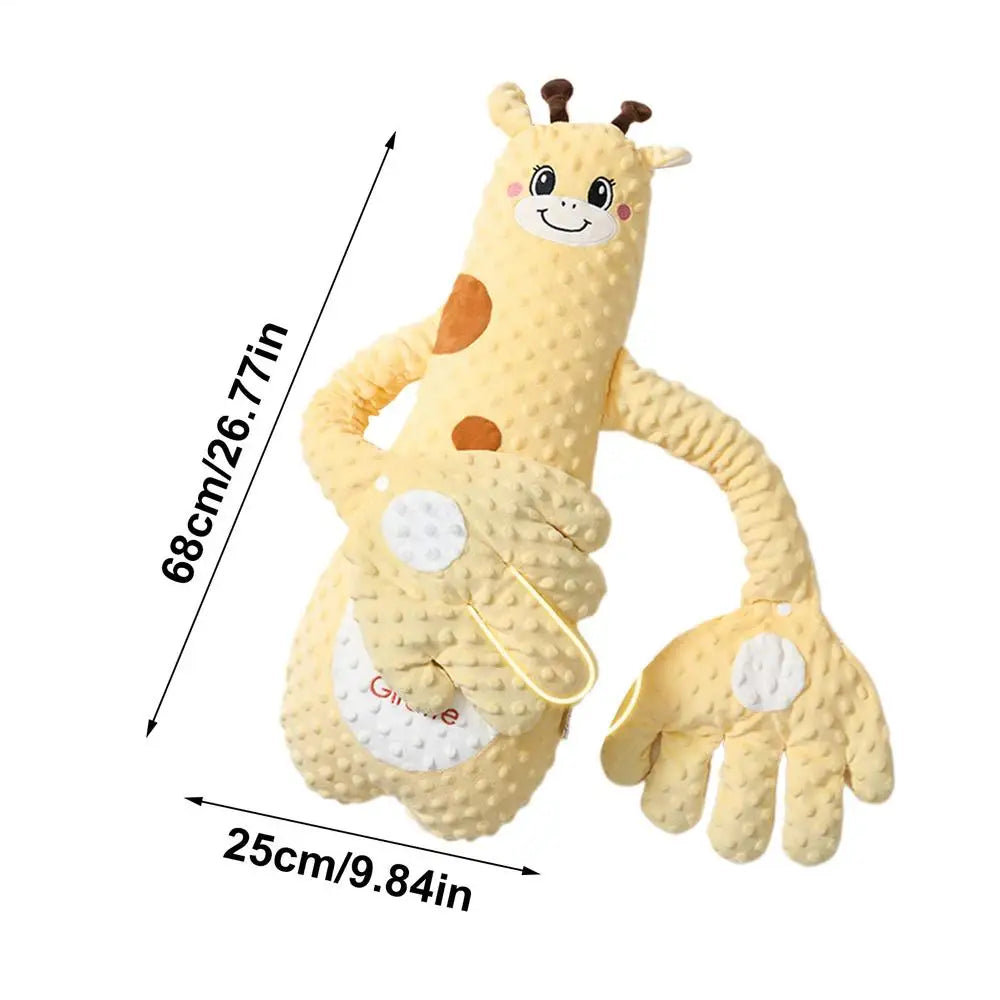 Baby Sleep Toy Baby Patter With 3 Adjustable Modes Interactive Stuffed Animal Shape Cushion Cozy Companion For Car SeatNursery