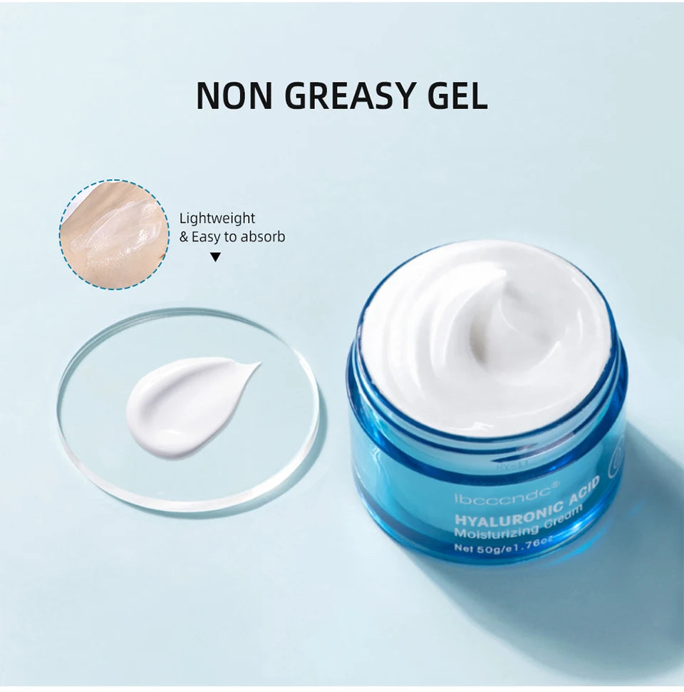 Hyaluronic Acid Gel Cream Hydrating Face Moisturiser