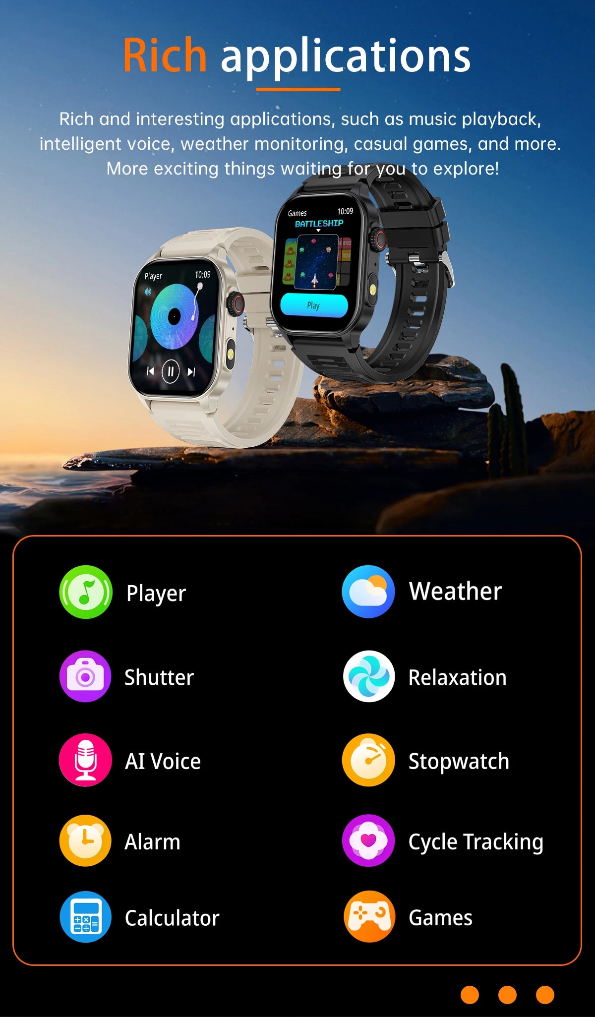 LIGE Bluetooth Smart Watch