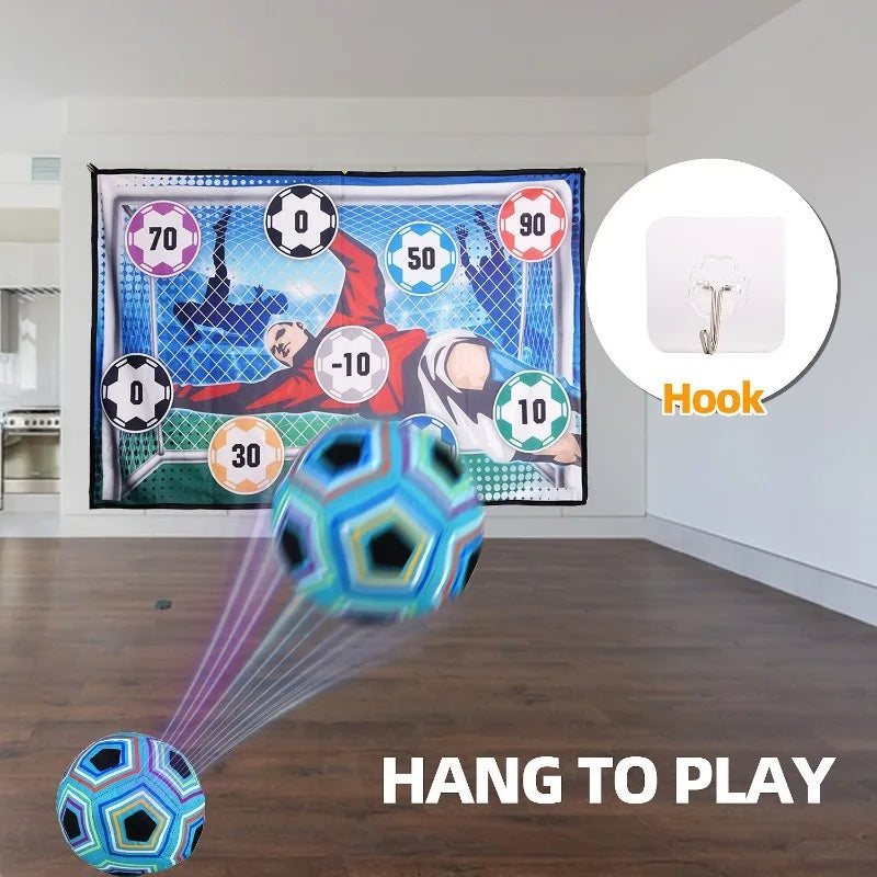 Soccer Game Mat With Adhesive Balls Soccer Toys Football Table Gift Children Football Training Carpet Kids Football Game Gifts