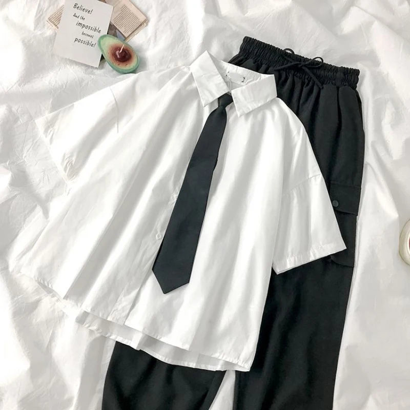 Japan Style White Shirts