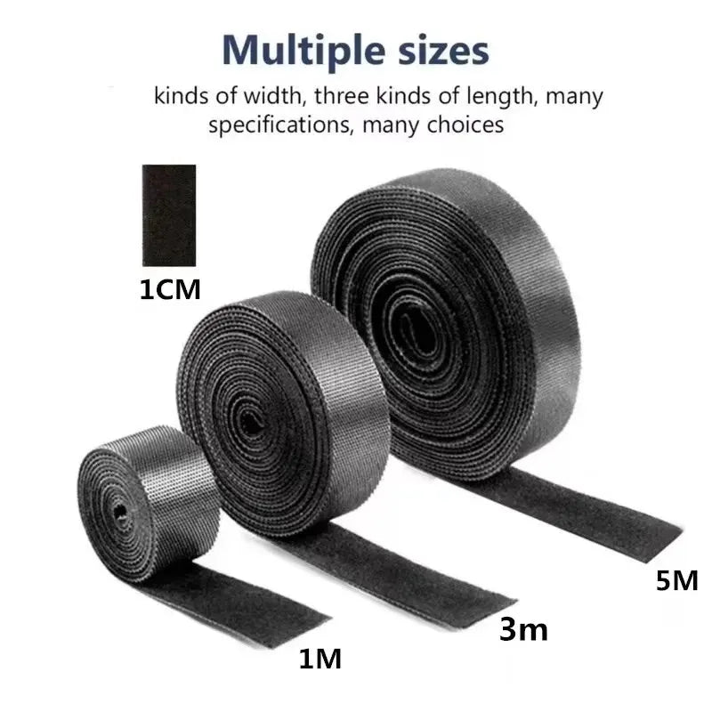1/5M Cable Organizer Cable Management Wire Winder Tape