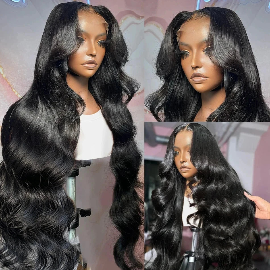 Nneka 200% Density Glueless Loose Body Wave 4x4 Closure Human Hair Wig 5x5 Hd Lace Closure Pre Cut Pre Plucked Glueless Wig