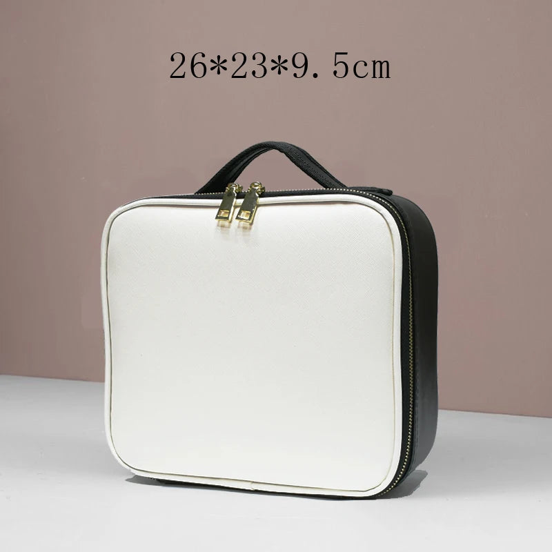 Waterproof PU Leather arge Capacity Storage Make up Cosmetic Bag