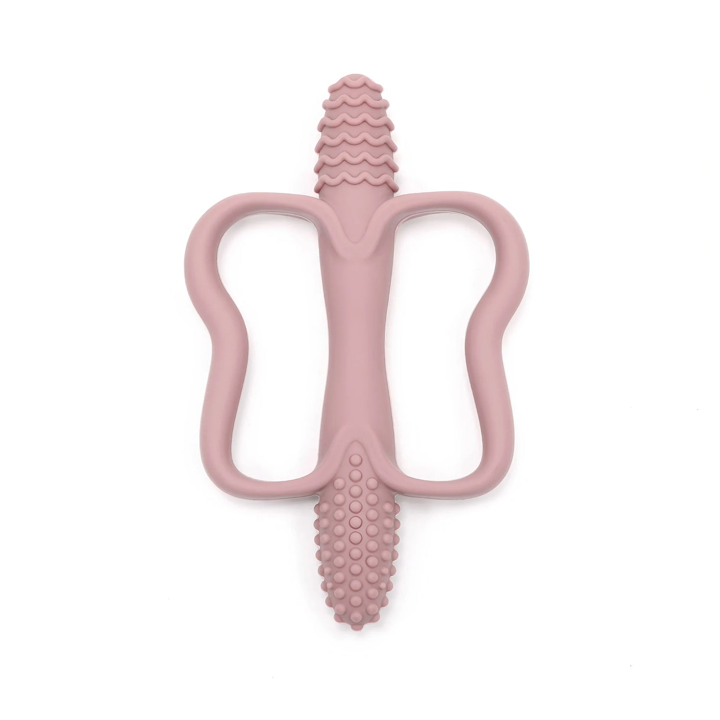 Baby teething toys with easy-grip handles, food-grade silicone teething toys, suitable for babies 0-6 months, 6-12 months