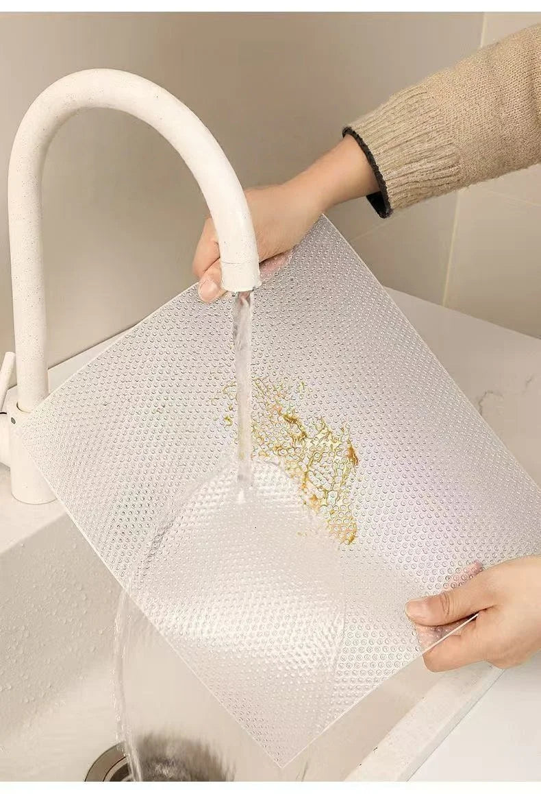 Water Drop Pattern Kitchen Cabinet Liner Eva Waterproof Refrigerator Mat Placemat Non-Sticky Easy to Clean Drawer Liner Moisture-Proof and Mildew-Proof