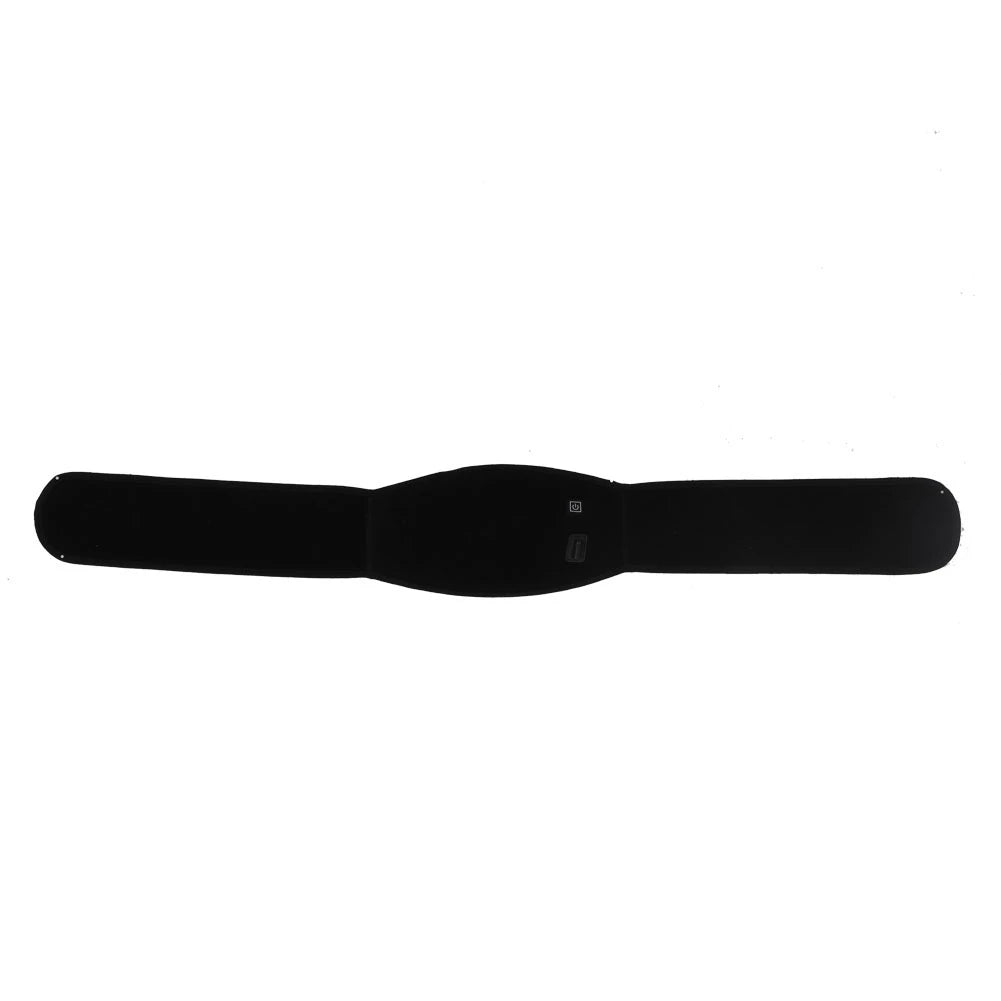 Heat Therapy Waist Pad Heating Waist Belt Brace For Pain Relief Lower Back Therapy Lumbar Black Waist Heating Pad Belt