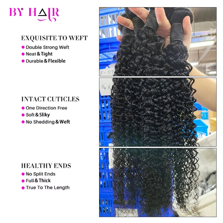 12A Mongolian Kinky Curly Bundles 1/3/4 PCS Human Hair Extensions 100% Unprocessed Virgin Human Hair Weave Bundles Jerry Curly