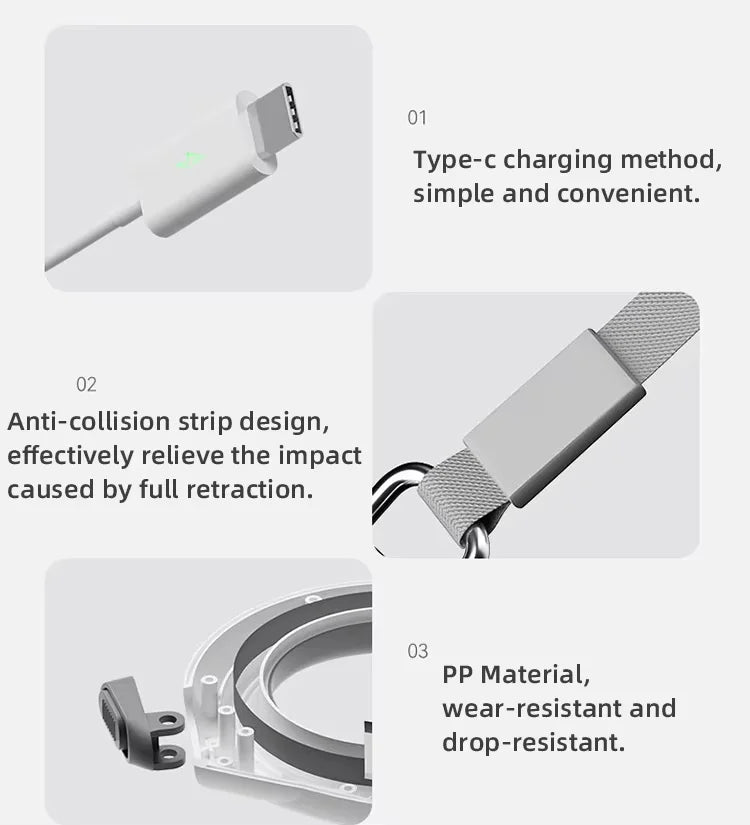 Automatic 3M Dog Leash with Flashlight LED Streamer Roulette Automatic Retractable Nylon Rope for Cat Walking Running Lead