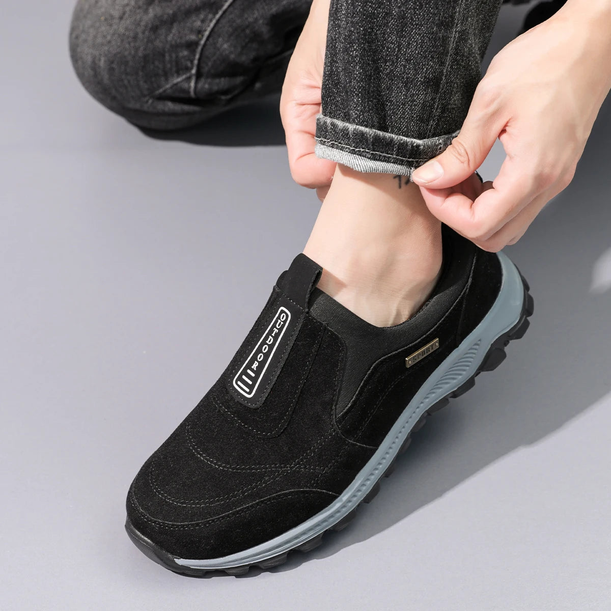 MAEDEF Classic Fashion Men's High Quality Running Shoes Breathable Soft Comfortable Casual Anti-slip Outdoor Walking Sport Shoes