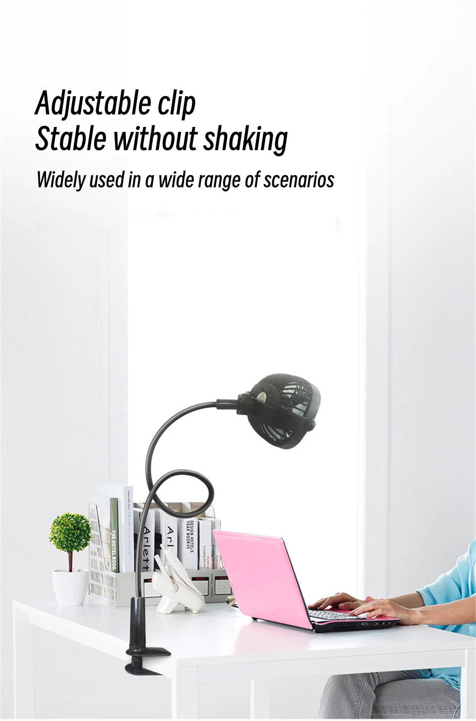 USB Electric Portable Adjustable 3 Speed Fan