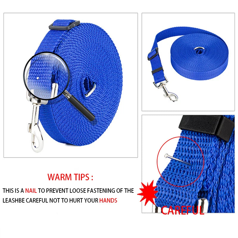 Nylon Dog Training Leash – Walking Traction Rope for Small to Large Dogs, Available in 1.5M to 10M