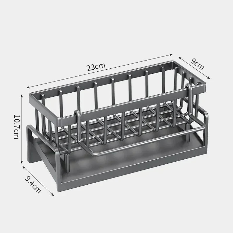 Multifunctional Sponge Rack Drainer Kitchen Shelf Sink Rag Dishwashing Detergent Dishcloth Organiser  kitchen organiser storage