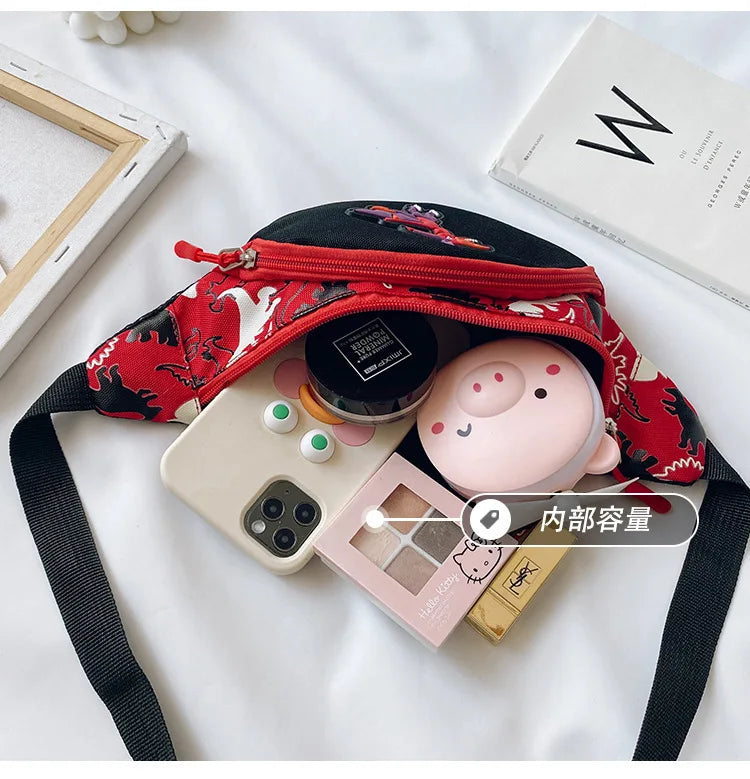 Kids & Adults Sport Bum Bag, Travel Crossbody Waist Bag