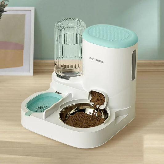 Automatic Pet Feeder – Integrated Cat Food & Water Dispenser for Cats and Dogs