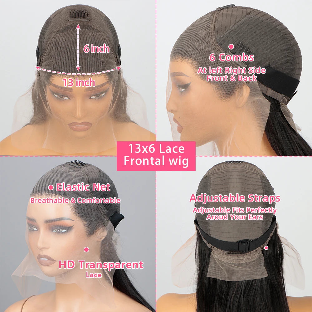 Body Wave Short Bob Human Hair Wigs 13X6 HD Lace Frontal Wig Brazilian Wavys Lace Front Wig Human Hair For Women Pre Plucked