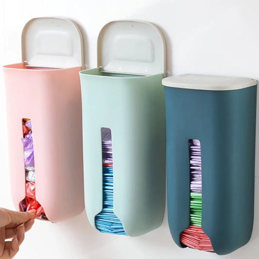 New home life wall hanging kitchen garbage bag storage rack kitchen bathroom plastic bag Nordic style shoe cover storage box