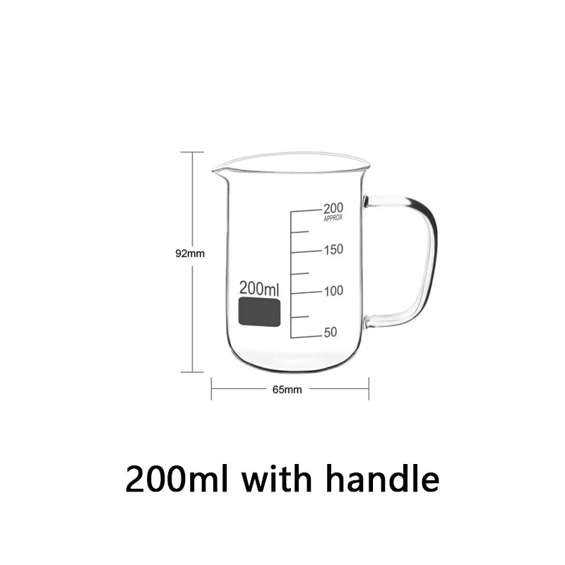 High Borosilicate Heat-resistant Glass Measuring Cup