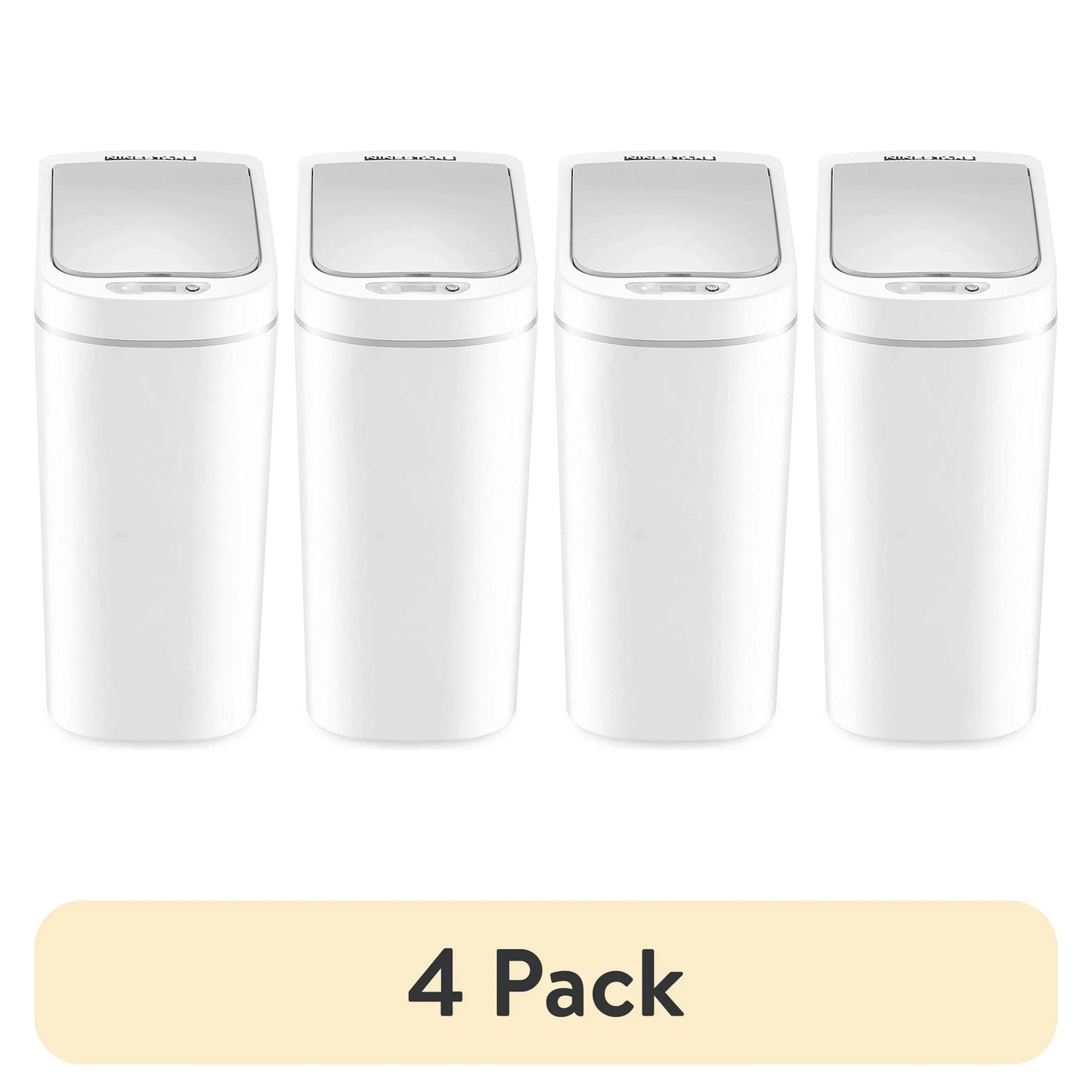 1.85 Gallon Plastic Motion Sensor Bathroom Trash Can for Next to the Sink or in the Shower