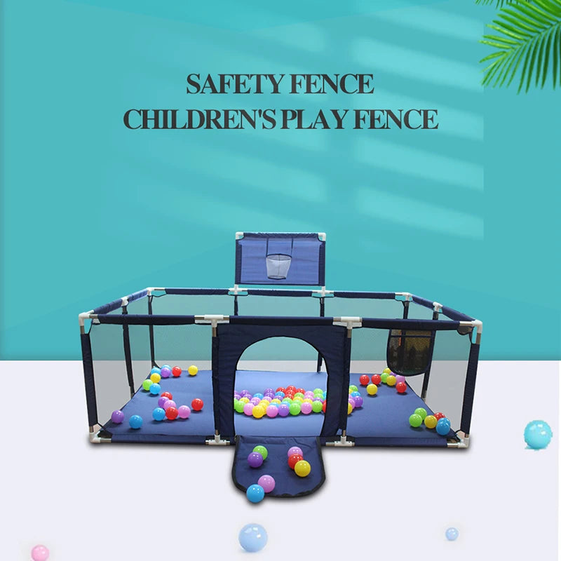 IMBABY Children's Game Indoor Playground Baby's Walking  Crawling Mat Fence Protective Fence  Baby Fence Safety  Play Pen