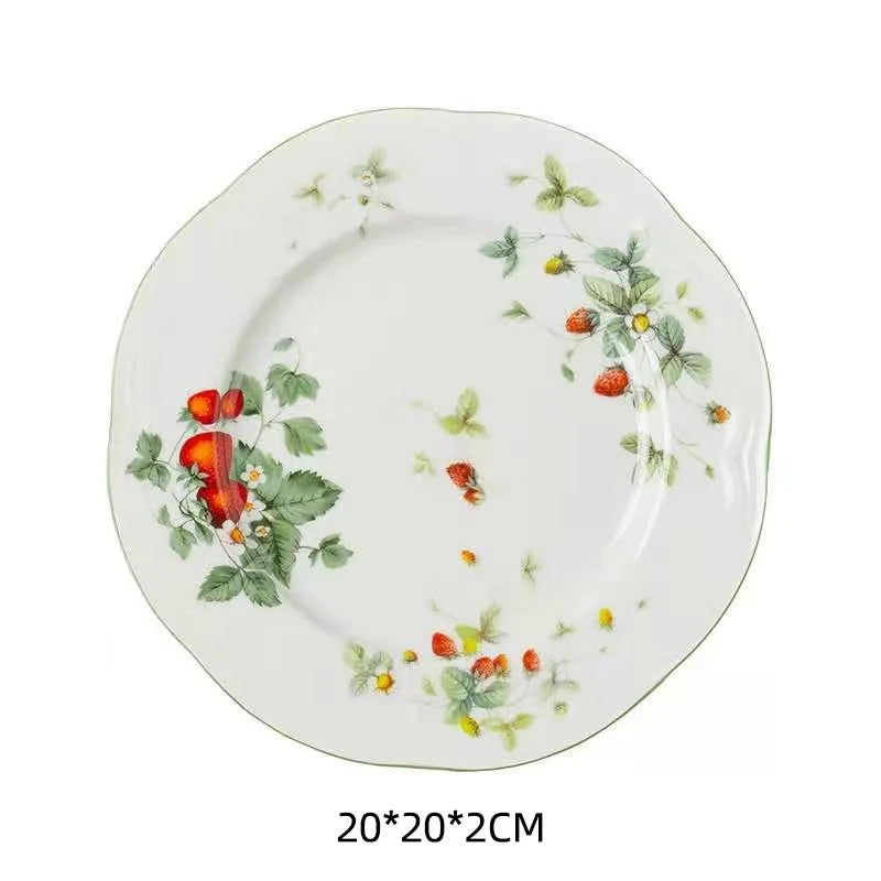 European Retro Coffee Cup & Saucer Set