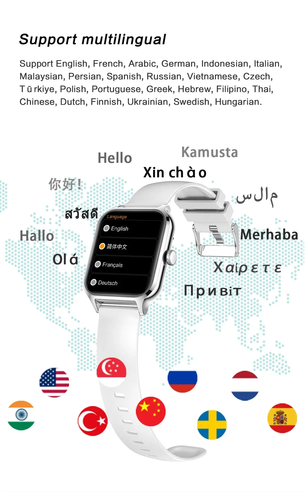 2025 Smart Watch Women 2.01" Full Touch Screen Heart Rate Tracker Bluetooth Call Waterproof Sport Smartwatch Men for Android IOS