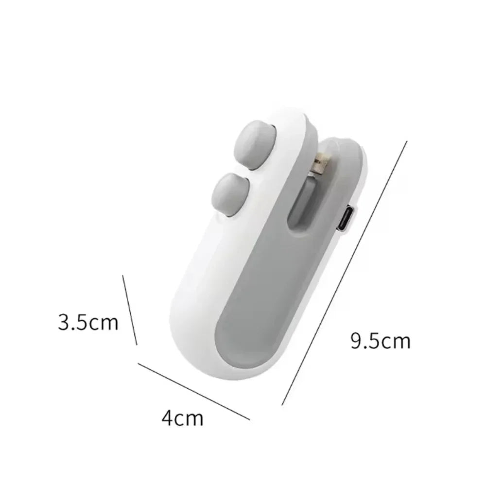 Mini Sealer Portable Mini Sealer 2 in 1 Heat Sealer For Snacks Home use rechargeable sealer Vacuum Sealer Snacks plastic bag