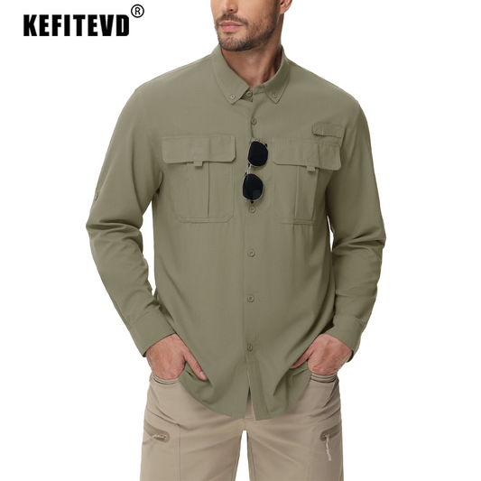 KEFITEVD Men's Long Sleeve Shirts