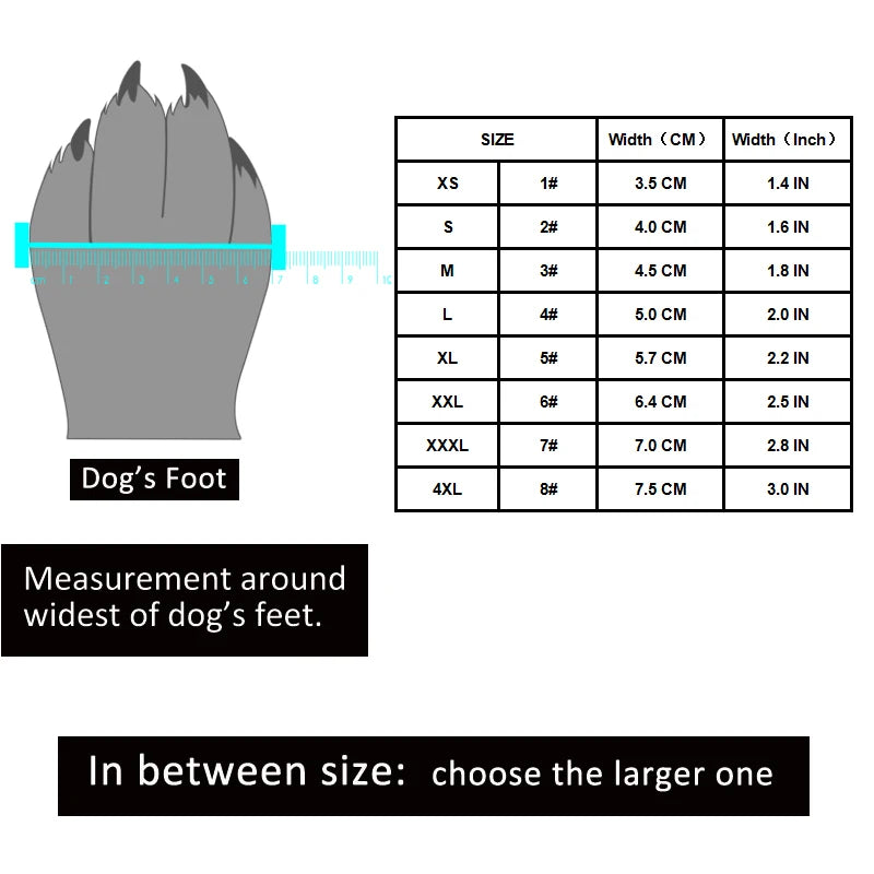 Winhyepet Dog Shoes Warm 4PCS Boots Waterproof Anti-slip Pet Wear for Walking Traveling Protecting Feet High Quality Dogs Shoes