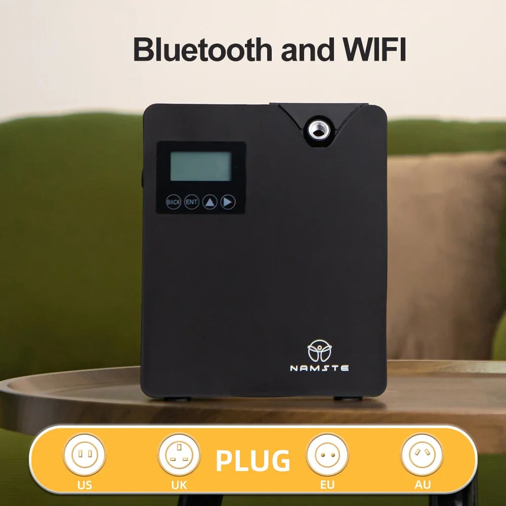 NAMSTE Scent Air Machine Home Essential Oil Diffuser With Smart Technology Bluetooth WiFi Aromatherapy Air Fresheners Sprayer
