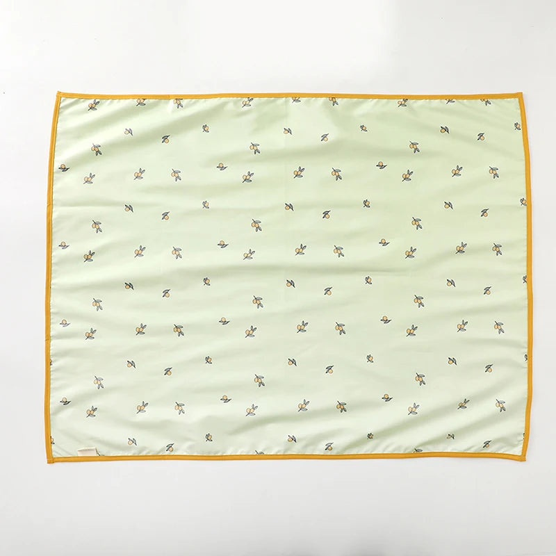 Baby Nappy Mat Soft PU Waterproof Leak Proof Washable Newborn Urine Pad 90x70cm Changing Pad Liners Reusable Picnic Travel Mats