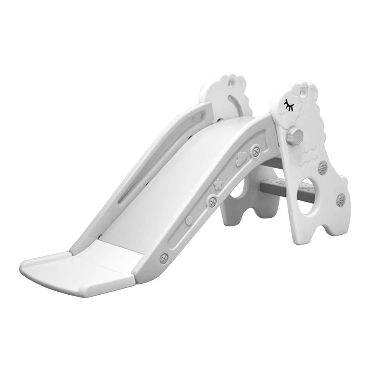 Indoor Slide  Kids Indoor Sliding Slide Freestanding Folding 2 Stairs Stable Base Climber Play Slide for Toddlers Kids Slide