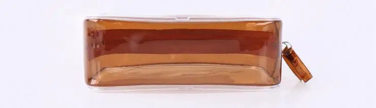 Transparent PVC Waterproof Zipper Makeup Cosmetic Bag