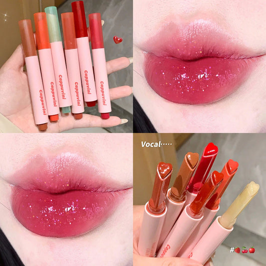 Rose Shimmer Heart Lip Moisturiser