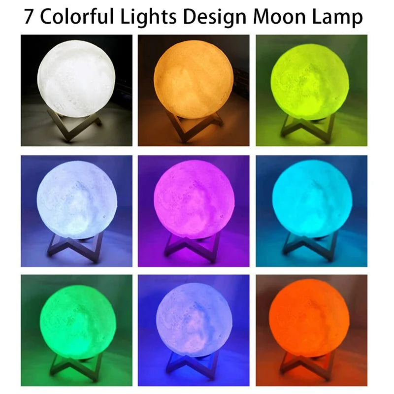 LED Galaxy Moon Light