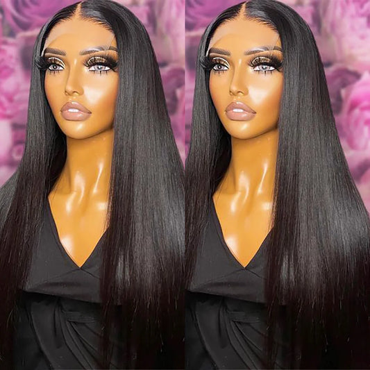 13x6 HD Lace Front Human Hair Wigs Straight 13X4 Lace Front Human Hair Wig 32 Inch Lace Front Wig Human Hair Natural Color