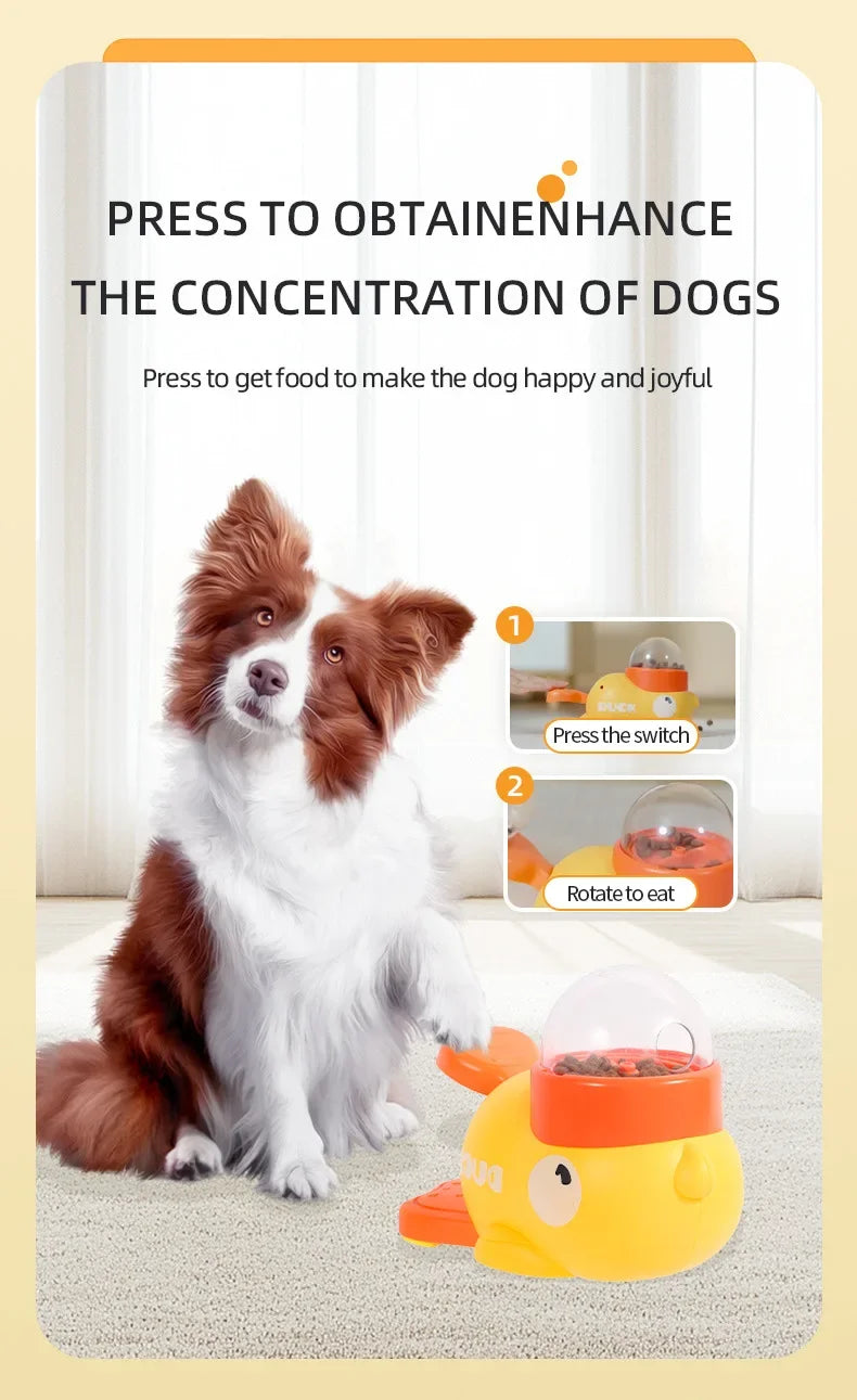 Duck-Shaped Pet Toy Feeder – Eco-Friendly, Non-Toxic Foraging Toy for Birds & Small Animals