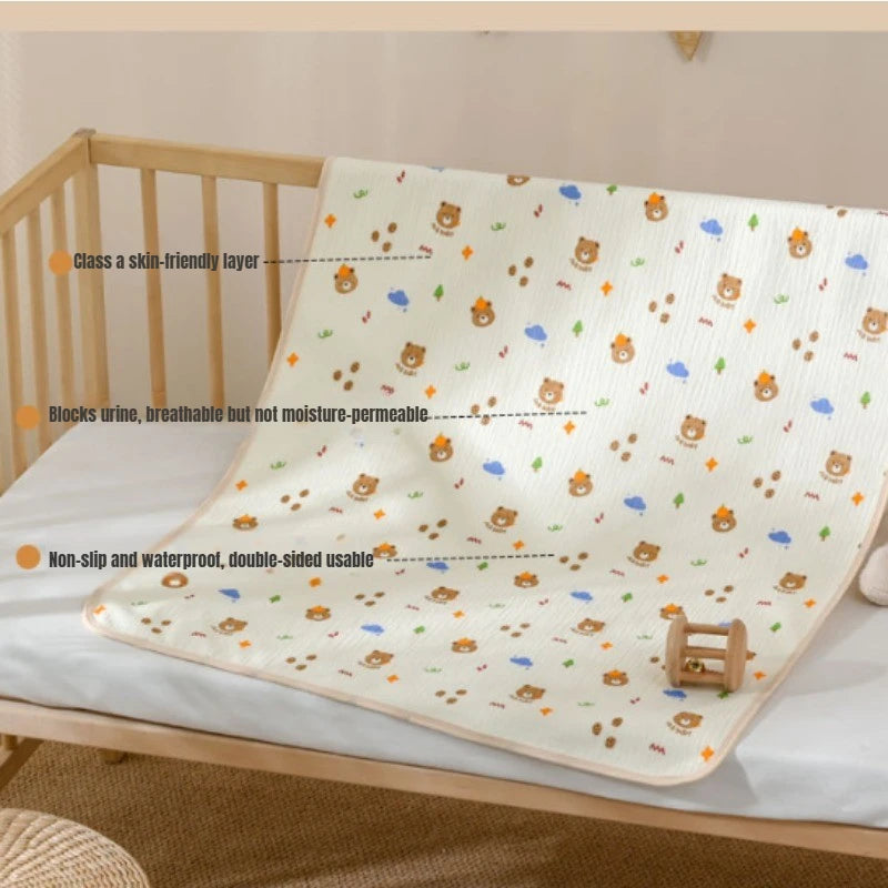 Reusable Baby Diaper Changing Mat Cover Waterproof Foldable Newborn Baby Sheet Mattress Portable Multi Use Travel Floor Play Pad